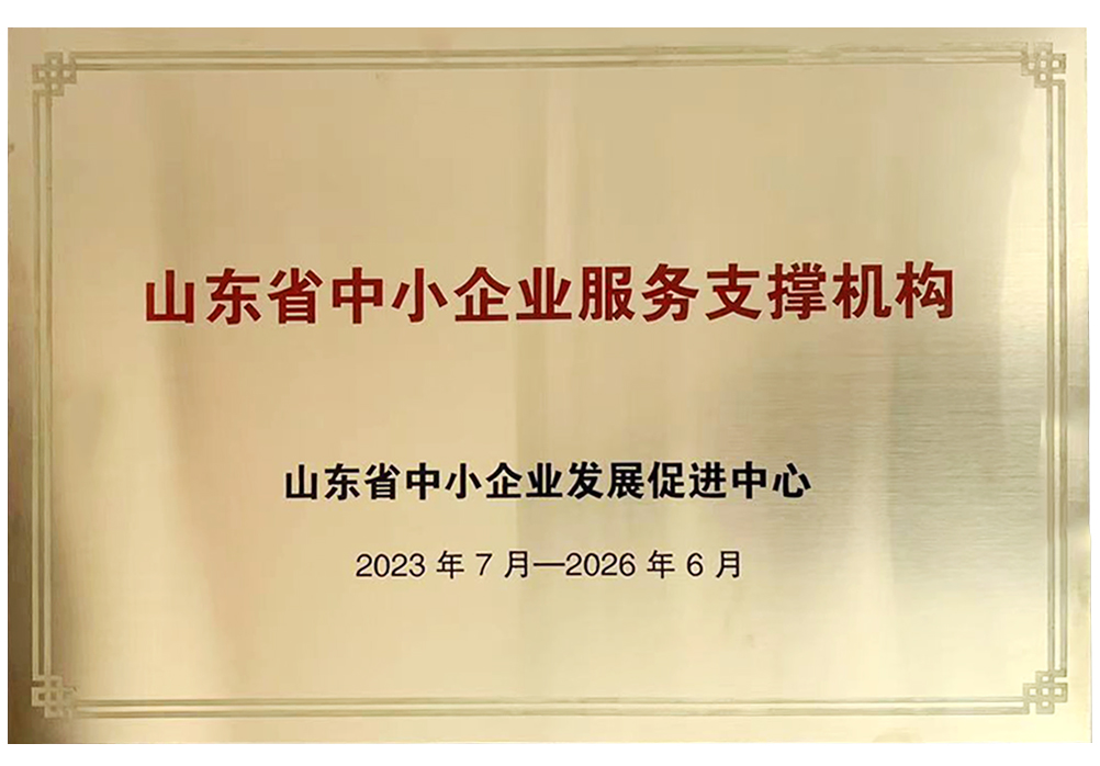 山東省中小企業(yè)服務(wù)支撐機構(gòu)